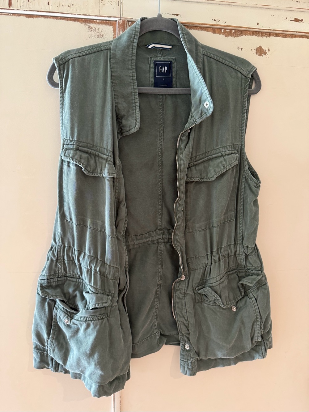GAP Women's Military Green Utility Vest